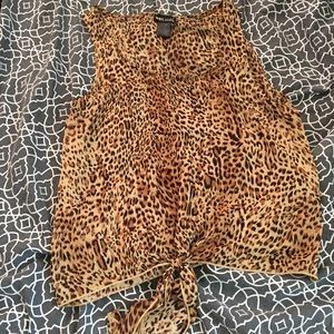 Cheetah crop top